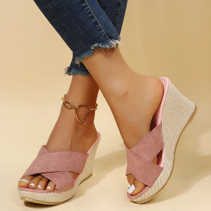 Sheila™ | Handcrafted Comfort Wedge Sandals