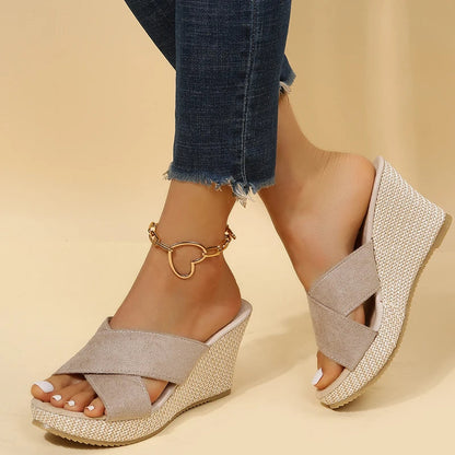 Sheila™ | Handcrafted Comfort Wedge Sandals